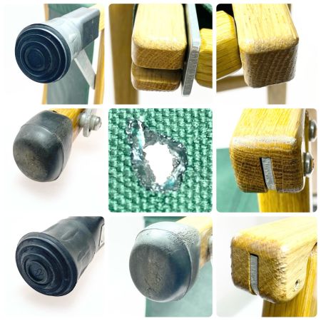  Kermit Chair アウトドアチェア 座面穴有 程度C 