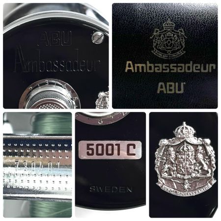 ABU ベイトリール Ambassador アンバサダー 5001C  ケース・取説付 730401