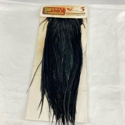 ハックルケープ　コックサドル　ブラック　ホフマン＃3 ブラック Bランク