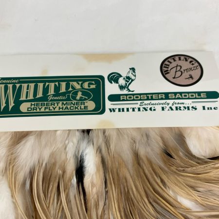 ハックルケープ　コックサドル　ライトタンダン　ホワイティング　ブロンズグレード