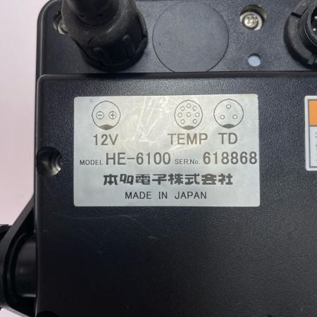  HONDEX 魚群探知機 振動子付き 乾電池式 程度C HE-6100