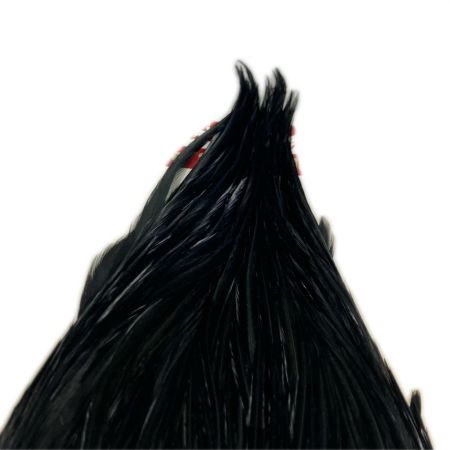 フライタイイング用マテリアル WHITING ホワイティング ハックルケープ コックネック ブラック GRADE２