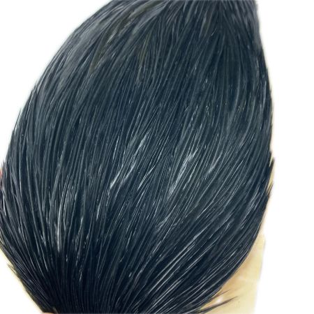 フライタイイング用マテリアル WHITING ホワイティング ハックルケープ コックネック ブラック GRADE２