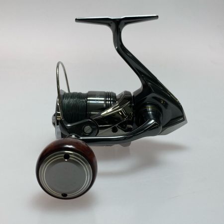  SHIMANO シマノ 24ツインパワー C3000MHG 046819 スピニングリール 程度AB ウッドハンドルノブ付 SOMノブセット