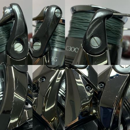  SHIMANO シマノ 24ツインパワー C3000MHG 046819 スピニングリール 程度AB ウッドハンドルノブ付 SOMノブセット