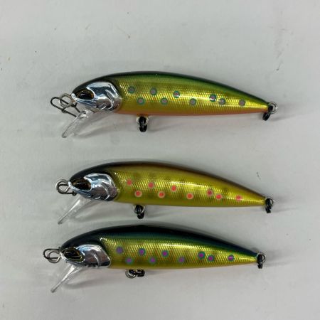 metolo trout 釣り用品 ルアー ミノー mt:ii 然別 3点セット 箱入