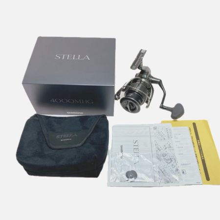  SHIMANO シマノ スピニングリール 22ステラ 4000MHG 程度B 043955