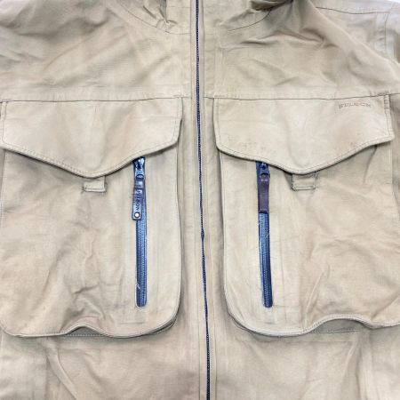  FILSON フィルソン フィッシングウェア SIZE M 程度C ボタンサビ有/MADE IN CHINA カーキ