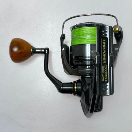  SHIMANO シマノ 24ツインパワーC5000XG 046888 スピニングリール 程度AB 箱付 ウォーターランドウッドノブ付