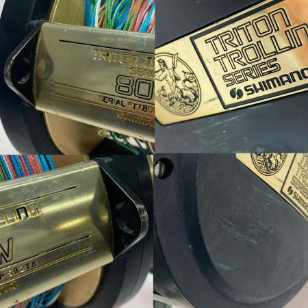  SHIMANO シマノ トライトン トローリング80W 両軸リール 程度C