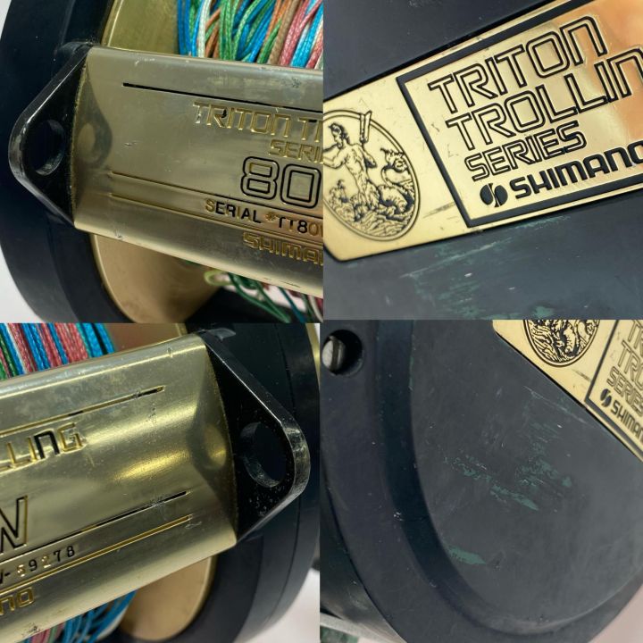 SHIMANO シマノ トライトン トローリング80W 両軸リール 程度C - 中古