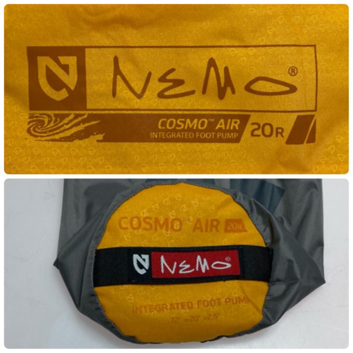 NEMO エアーマット 程度A ｺｽﾓｴｱｰ20R - 中古アウトドア・スポーツ