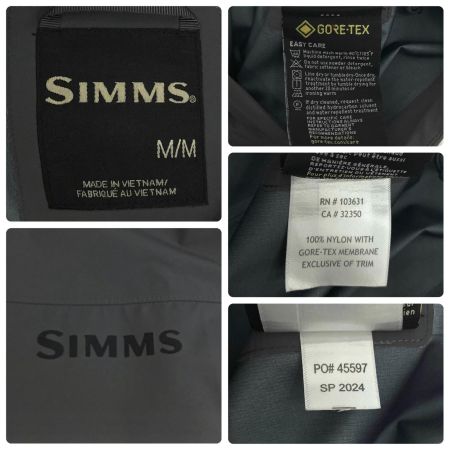  SIMMS G4プロ ウェーディングジャケット ゴアテックスプロ 2024年モデル スレート