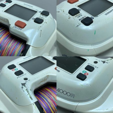  SHIMANO シマノ 02電動丸4000R RG184 電動リール 程度C 電源コード付 巻上音有