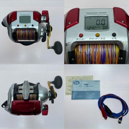  SHIMANO シマノ 09電動丸 4000プレイズ 02319 電動リール 程度B 動作確認済