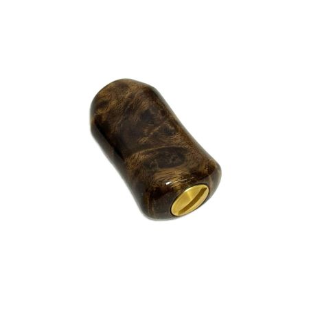 わたらせ樹脂工房 ハンドメイド ウッド ハンドルノブ ブラウン