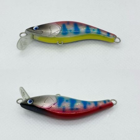  麗's ミノー シェル ヤマメ信号機カラー 鮑