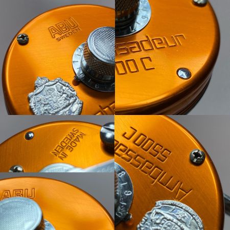  Abu Garcia アブガルシア アンバサダー 5500C サンセットオレンジZPIチューン ベイトリール 程度A 箱付