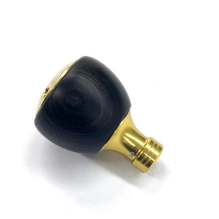 STUDIO OCEAN MARK スタジオオーシャンマーク ハンドルノブ  HN AC30/S ブラウンウッド x ピュアゴールド