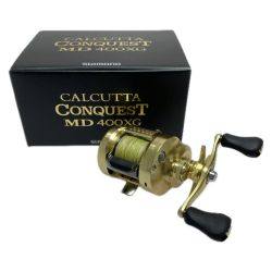 §§ SHIMANO シマノ 23カルカッタコンクエストMD 400XG 045959 ベイトリール 程度B ボディ傷 Bランク
