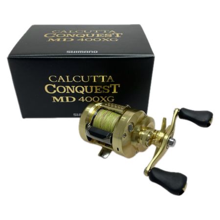  SHIMANO シマノ 23カルカッタコンクエストMD 400XG 045959 ベイトリール 程度B ボディ傷