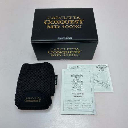  SHIMANO シマノ 23カルカッタコンクエストMD 400XG 045959 ベイトリール 程度B ボディ傷