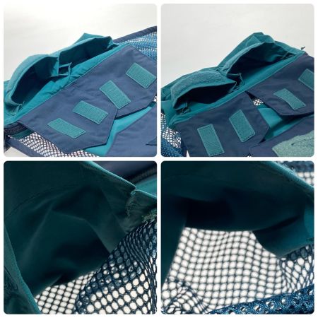  SIMMS フィッシングベスト SIZE M ブルー×グリーン