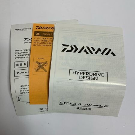  DAIWA ダイワ スティーズA TW HLC 7.1 ベイトリール　箱付　ハンドルノブ純正なし 00630234