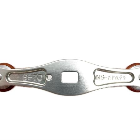  NS-craft 釣り小物 ベイトリール用カスタムハンドル ブラウンノブ ファンシーツイン Betty70