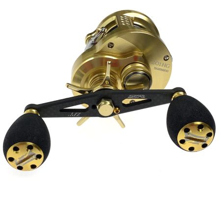  SHIMANO シマノ 21 カルカッタ コンクエスト 201HG 左巻き 04239 カスタムハンドル