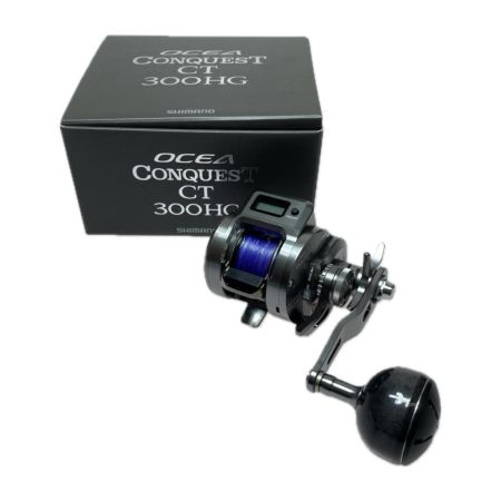  SHIMANO シマノ 24オシアコンクエストCT 300HG 046710 両軸リール 程度AB