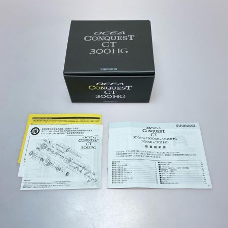  SHIMANO シマノ 24オシアコンクエストCT 300HG 046710 両軸リール 程度AB