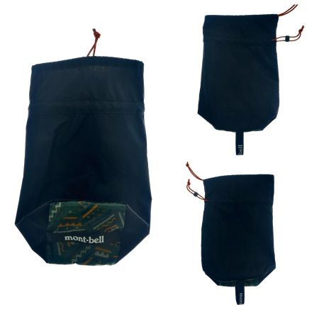  mont･bell モンベル プリント トレッキング レインポンチョ SIZE L ダークグリーン 1128668