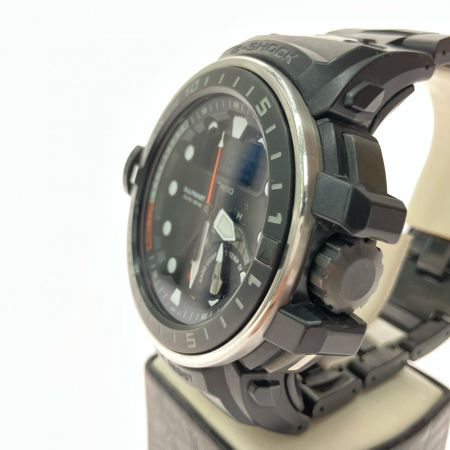  CASIO カシオ メンズ腕時計 電波ソーラー G-SHOCK マスターオブG ガルフマスター  GWN-Q1000MCA-1BJF ブラック