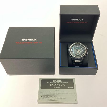  CASIO カシオ メンズ腕時計 電波ソーラー G-SHOCK マスターオブG ガルフマスター  GWN-Q1000MCA-1BJF ブラック