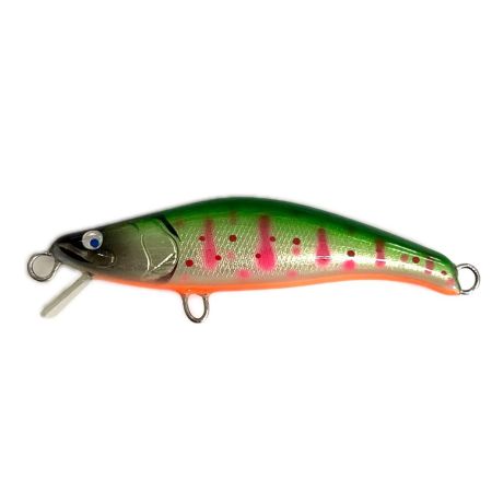 麗's Lure Craft ルアー ハンドメイドミノー 55mm フラット neo 箱付 グリーンチャートアマゴ