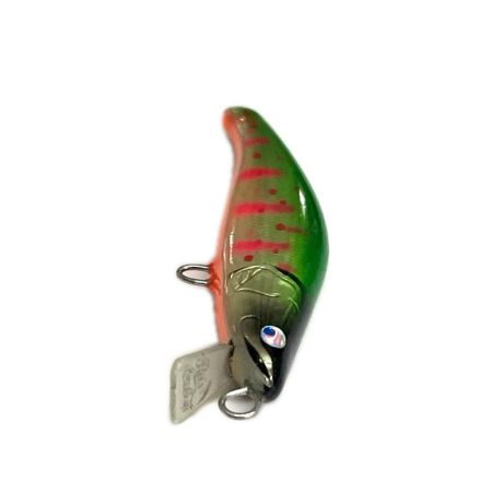麗's Lure Craft ルアー ハンドメイドミノー 55mm フラット neo 箱付 グリーンチャートアマゴ