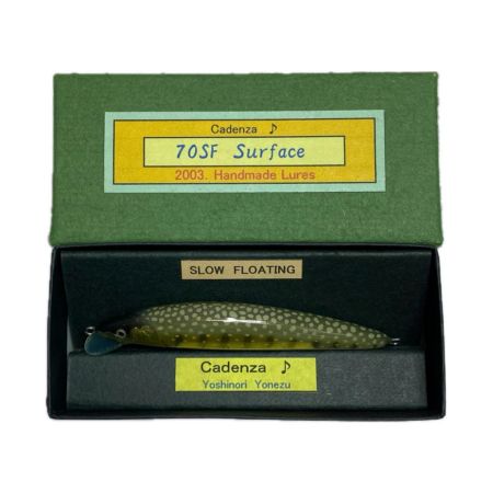  Cadenza♪ 70SF Surface ミノー 程度A