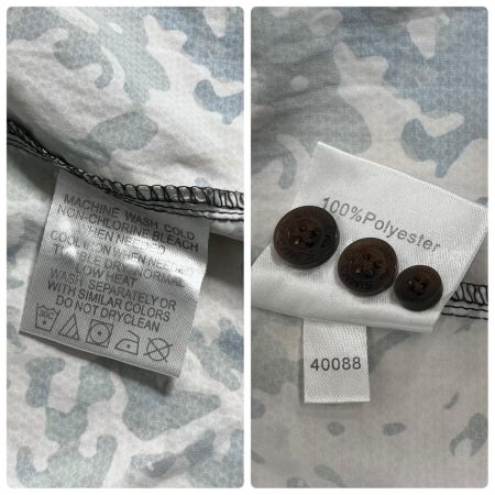  SIMMS フィッシングウェア フィッシングシャツ SIZE L 破れ有 カモ
