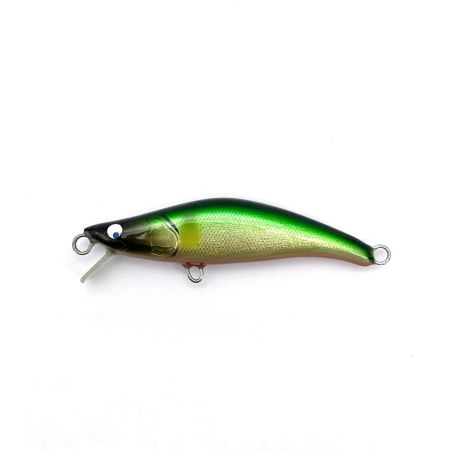 麗's Lure Craft ルアー ハンドメイドミノー 55mm S フラット neo 箱付 グリーンアユOB