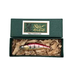 麗's Lure Craft ルアー ハンドメイドミノー 55mm フラット neo 箱付 椿桜ヤマメ銀 Bランク
