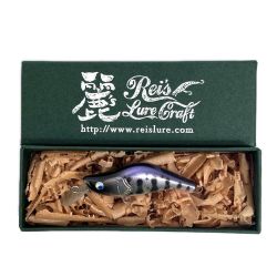 麗's Lure Craft ルアー ハンドメイドミノー 45mm SMD 箱付 キャンディー紫オーロラパーヤマメ Bランク