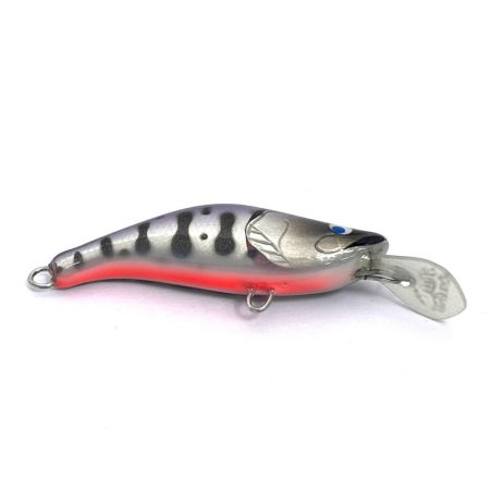麗's Lure Craft ルアー ハンドメイドミノー 45mm SMD 箱付 キャンディー紫オーロラパーヤマメ
