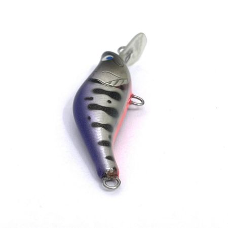 麗's Lure Craft ルアー ハンドメイドミノー 45mm SMD 箱付 キャンディー紫オーロラパーヤマメ