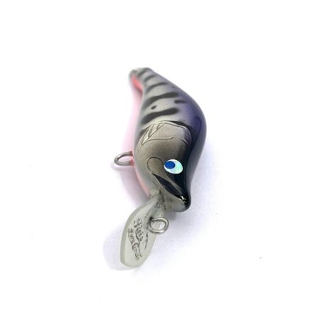 麗's Lure Craft ルアー ハンドメイドミノー 45mm SMD 箱付 キャンディー紫オーロラパーヤマメ