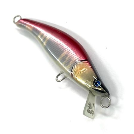 麗's Lure Craft ルアー ハンドメイドミノー 55mm フラット neo 箱付 レッドオカマチャンオイカワ
