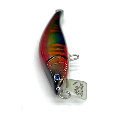 麗's Lure Craft ルアー ハンドメイドミノー 55mm フラット neo 箱付 レッドオカマチャンオイカワ