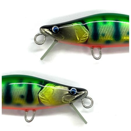 麗's Lure Craft ルアー ハンドメイドミノー 55mm S フラット neo 箱付 グラデグリーンチャートヤマメ