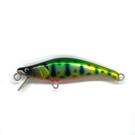 麗's Lure Craft ルアー ハンドメイドミノー 55mm S フラット neo 箱付 グラデグリーンチャートヤマメ