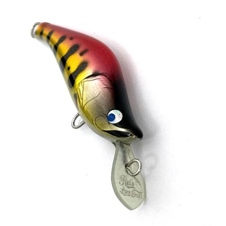 麗's Lure Craft ルアー ハンドメイドミノー 45mm SMD 箱付 キャンディー赤金オーロラバーヤマメ